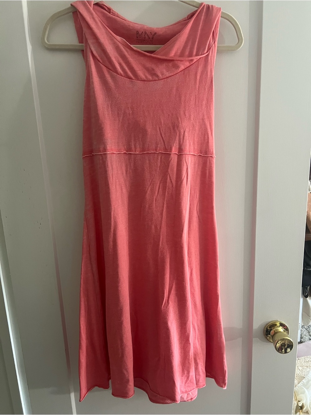 Marc New York Coral Pink Sleeveless A-Line Dress